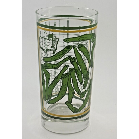 Vintage Highball Masters Tournament Commemorative Glasses Used - Picture 1 of 10